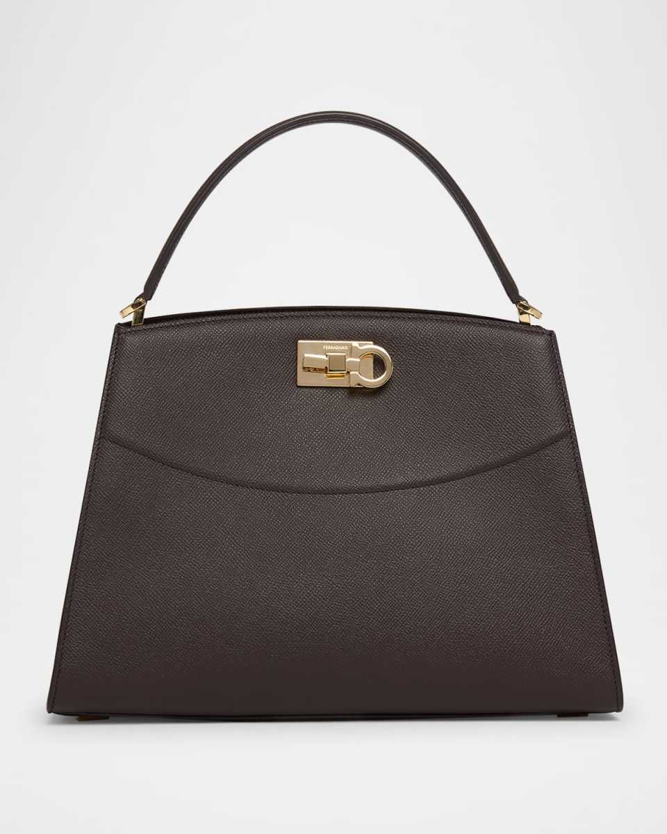 The New Studio Box Leather Top-Handle Bag